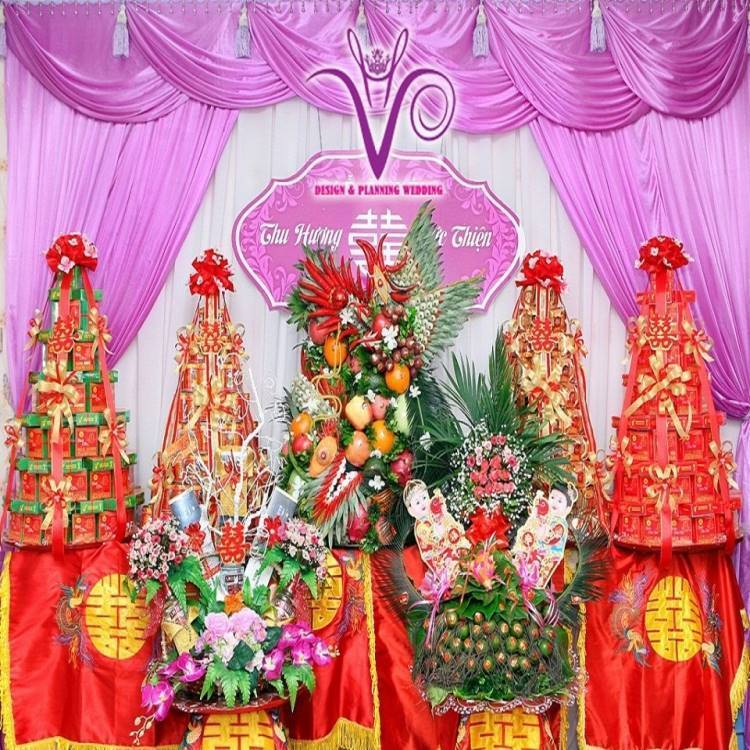 Dịch vụ mâm quả ngày cưới tại Phúc Thọ
