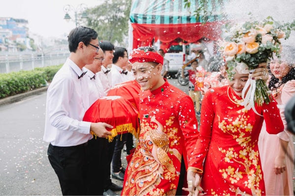 Dịch vụ đội bưng lễ cưới tại Mỹ Đức