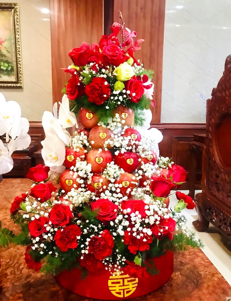 Dịch vụ mâm quả ngày cưới tại Mê Linh