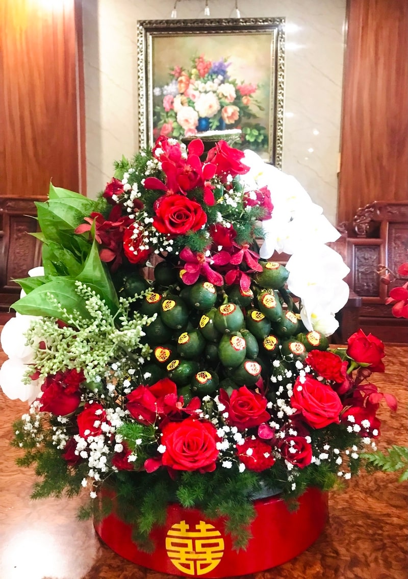 Dịch vụ mâm quả ngày cưới tại Mê Linh