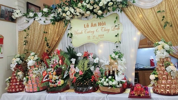 7 tráp cưới gồm những gì