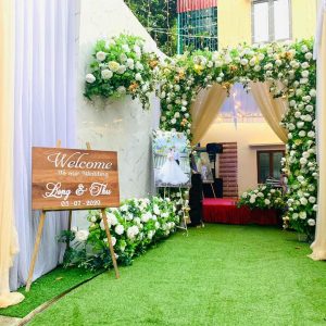cổng hoa cưới phố lâm hạ