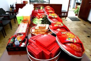 Trang trí nhà gái ngày cưới