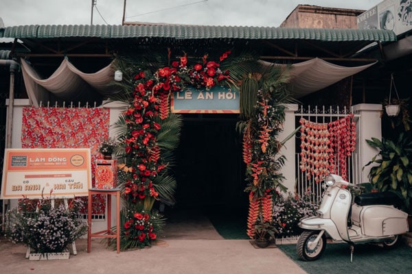 Rạp cưới ngày xưa