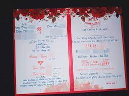 In thiệp cưới giả