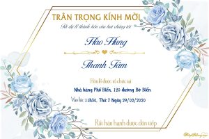 In thiệp cưới giả