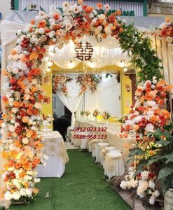 Trang trí rạp cưới trong nhà trang trí đẹp  chuyên nghiệp giá tốt