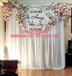 Trang trí rạp cưới trong nhà trang trí đẹp  chuyên nghiệp giá tốt